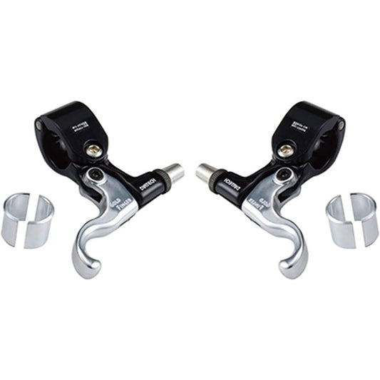 DIA-COMPE TECH99 GOLD FINGER Brake Lever Left and Right Set (25.4/22.2) Black/Silver Lever 98T99DSAS