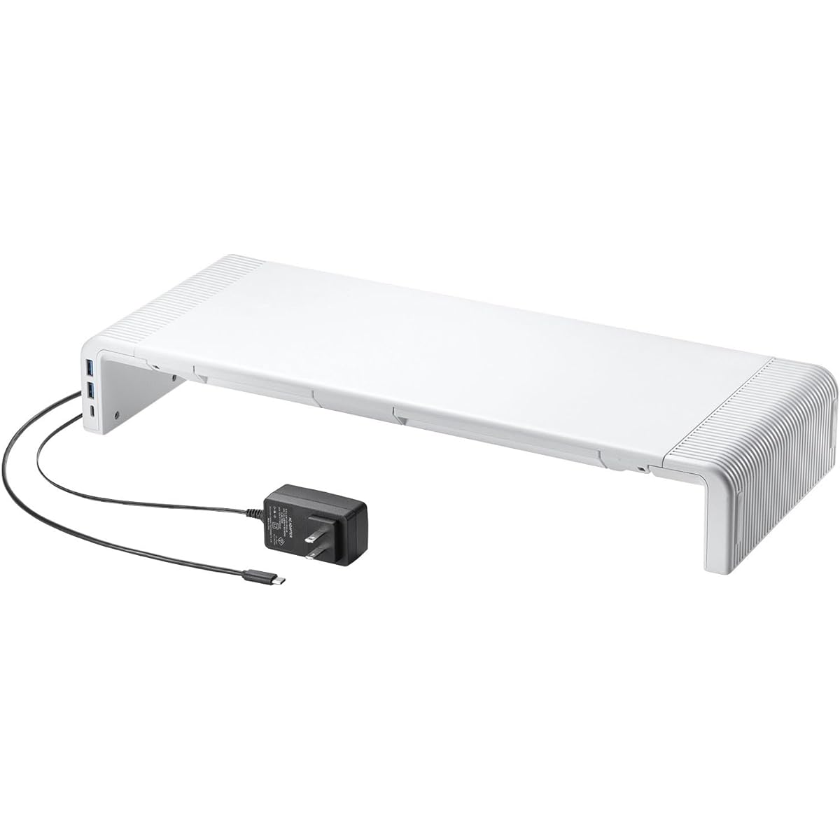 Sanwa Supply Desk Rack with USB Type-C Connection Hub (White) MR-LC210CHW