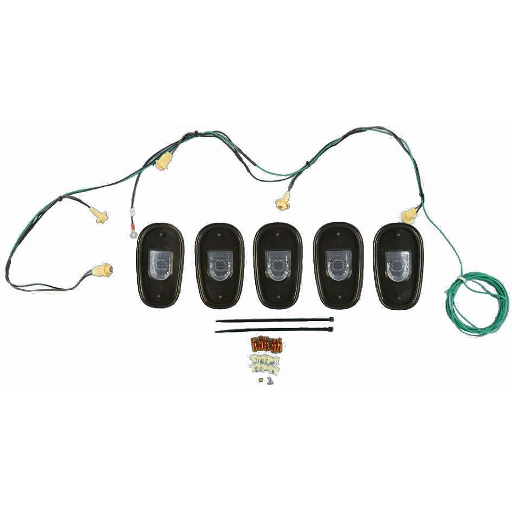 Dodge Lamb 1500 2500 3500 Roof Cab Clear Ramp Light Kit Mopar OEM