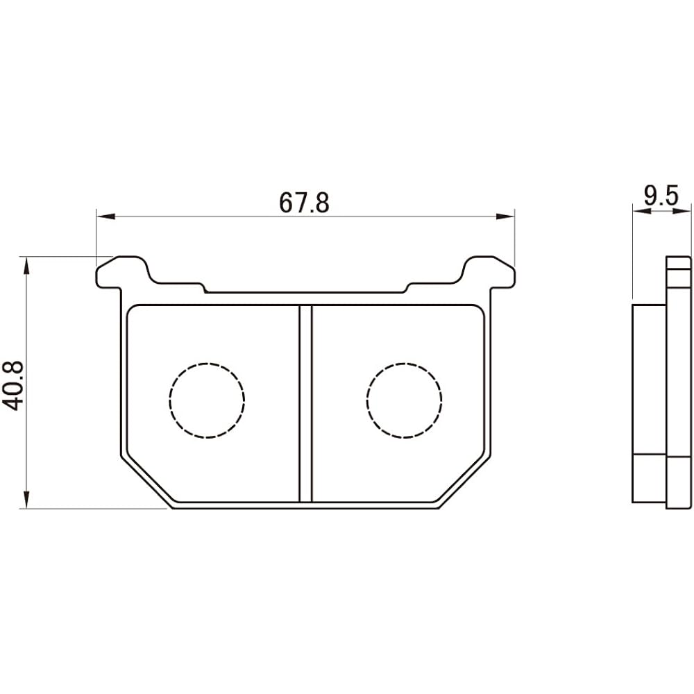Daytona Motorcycle Brake Pad Red Pad (Semi Metal Pad) Z1000J1/J2/J3(81-83) Z1000R Lawson Replica(82-83) KZ750R1(82) Z750FX-2/3(80-81) Z750GP(82)