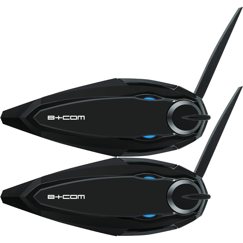SYGN HOUSE Motorcycle Bluetooth Communication System B+COM SB6XR (B Com SB6XR) Black Pair Unit 00082397