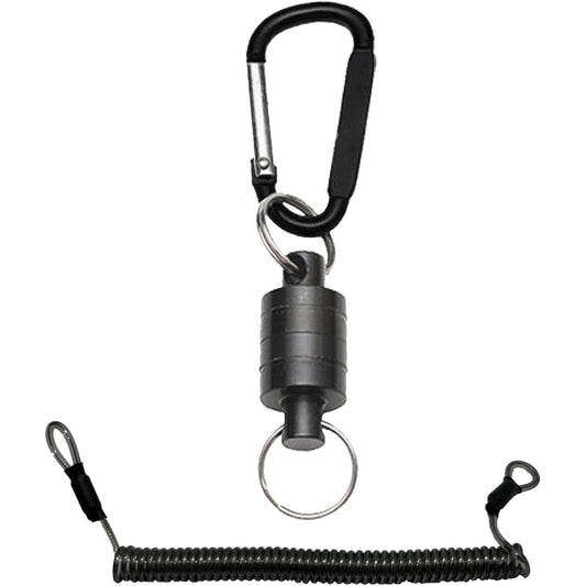 Bamboo Dive! Magnetic Snappy Coil with Carabiner Spring Wire Magnetic Joint Neodymium Magnet Magnetic Lightweight Aluminum Diving Camera Light Waterproof Corrosion Resistant Fishing Fishing Camping