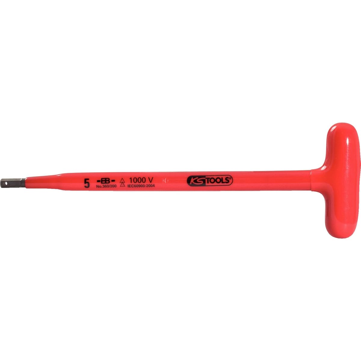 KS TOOLS Insulated T-grip hex box spanner 8x250mm 117.1687