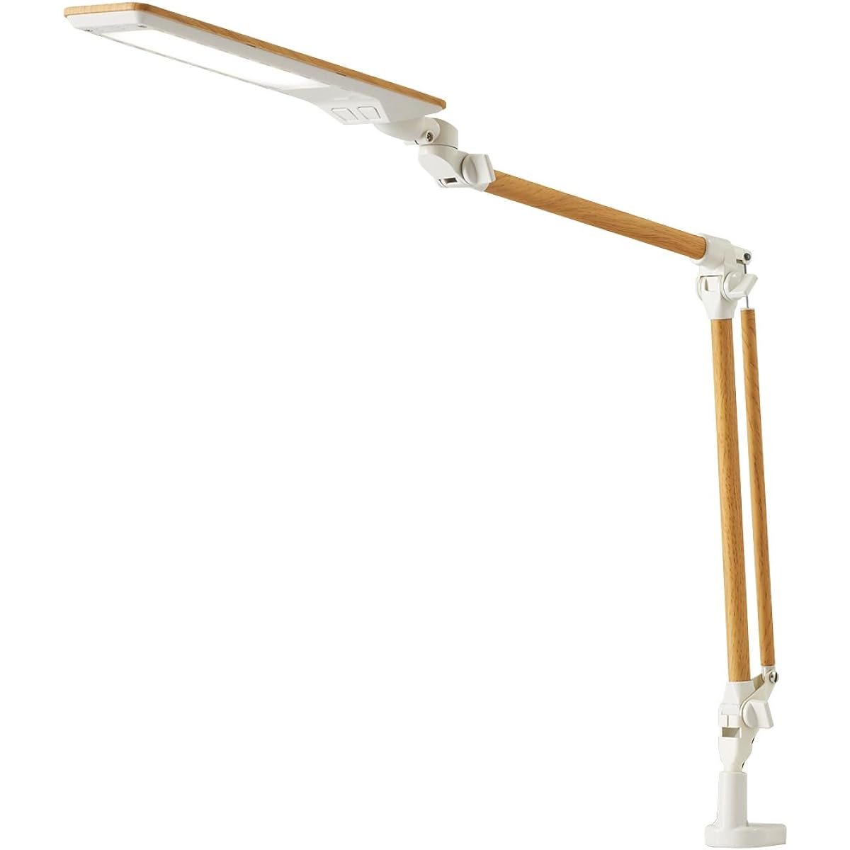 KOIZUMI (Koizumi Study Desk) LED Compact Arm Light Oak Wood Grain Pattern ECL-335NA
