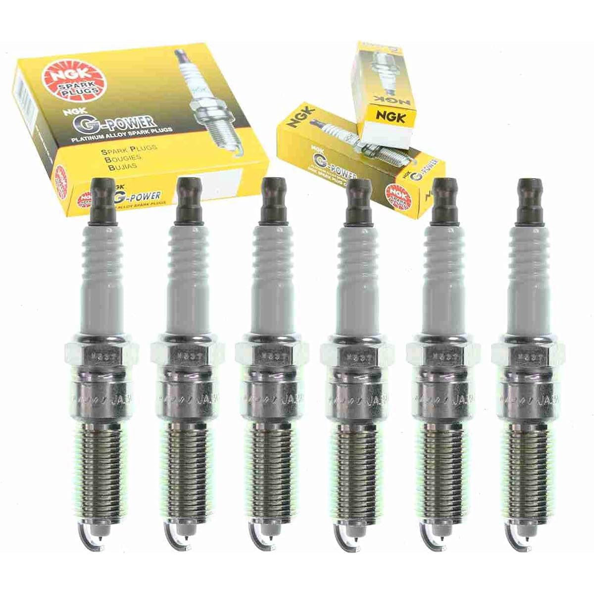6 NGK G-POWER Spark Plugs JEEP WRANGLER 3.8L V6 2007-2011 compatible