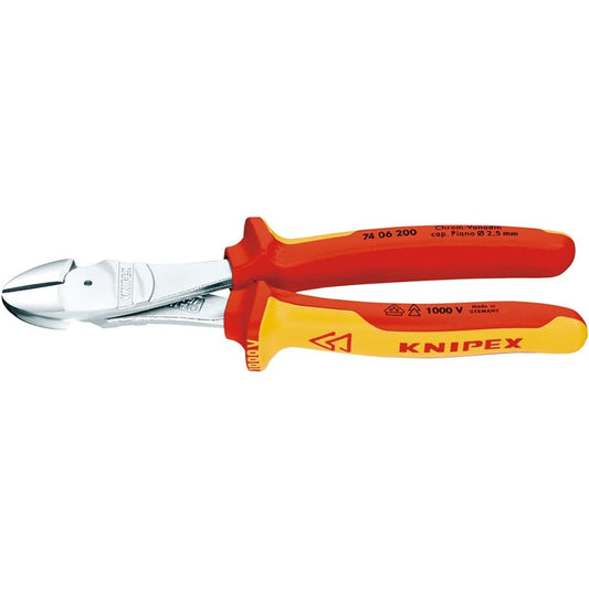 KNIPEX 7406-200 Insulated strong diagonal nipper 1000V (SB)