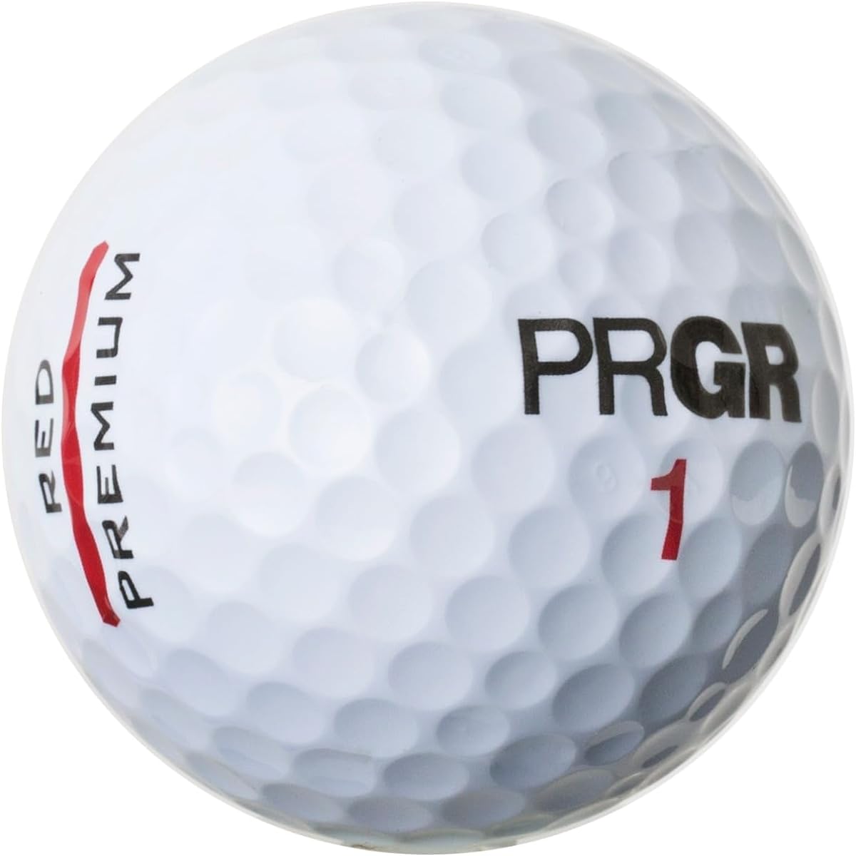 PRGR Golf Ball RED PREMIUM 6 Pieces White
