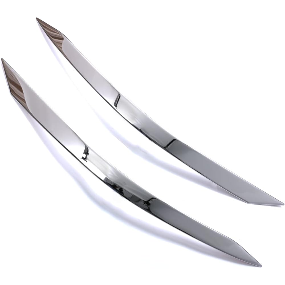 oi-trading Toyota Voxy 90 Series January 2022 - Front Headlight Trim, Eyeline, Garnish, Scratch Prevention, Material: SUS304 Stainless Steel, Mirror Finish, Plated Molle Accessories, Dress Up VOXY Custom Parts, Exterior 2P 5626
