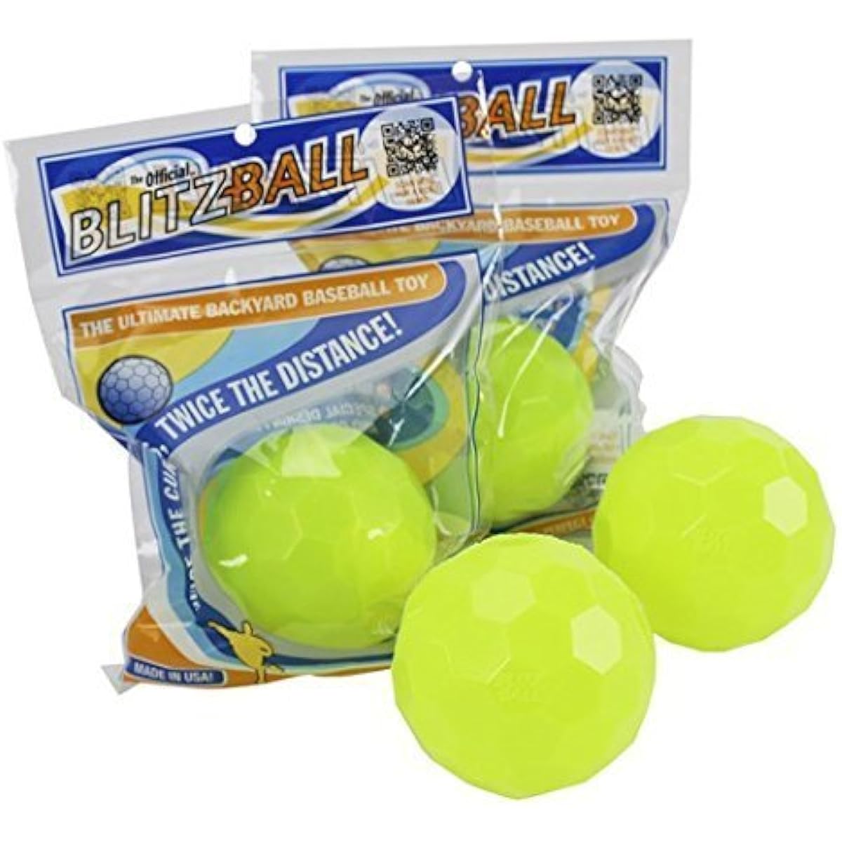 Blitzball Plastic Baseball (4 pack)