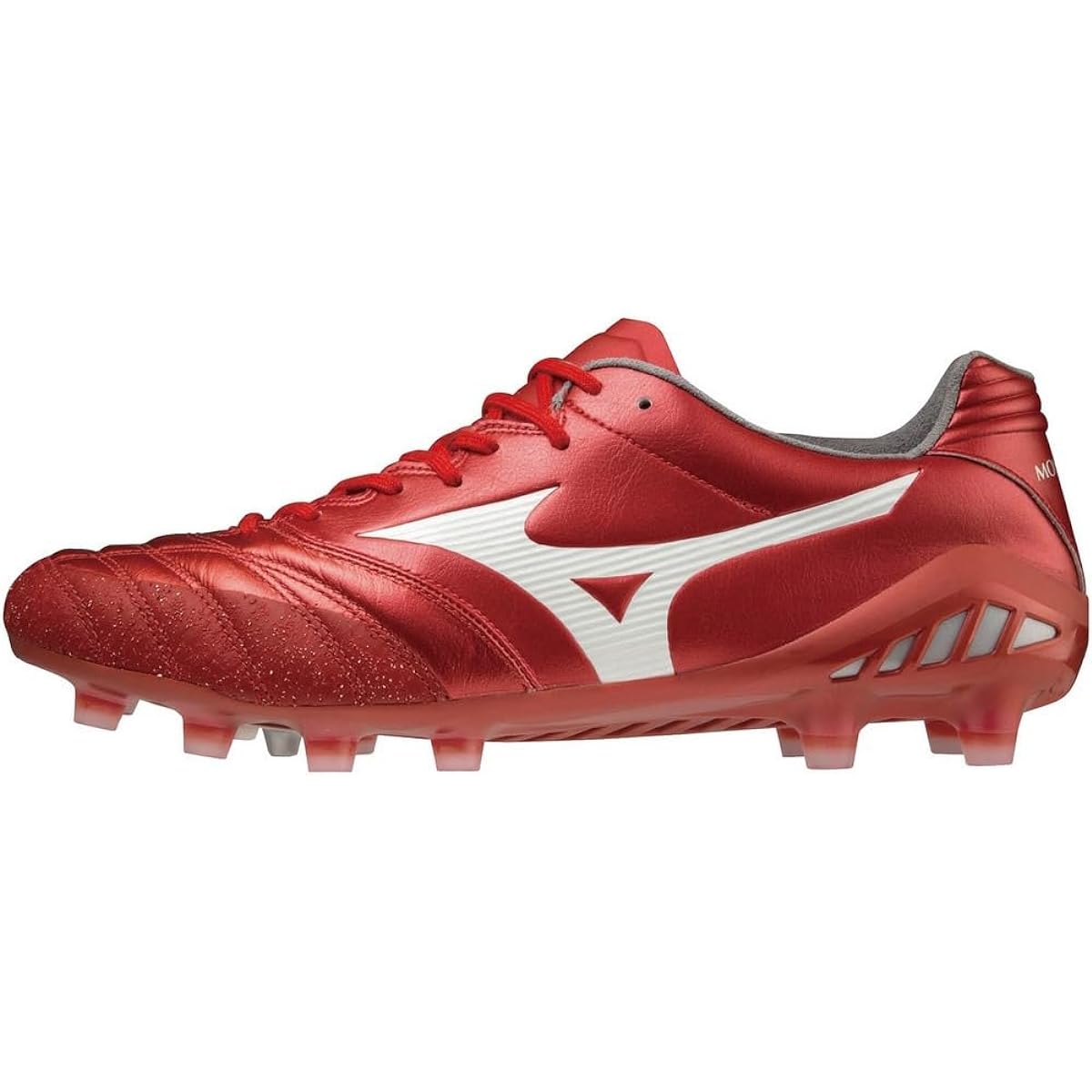 [Mizuno] Soccer Spikes for Natural Grass/Soil/Artificial Grass Monarcida NEO 2 JAPAN P1GA222060 (Red x White/22.0/Men's, Lady's)