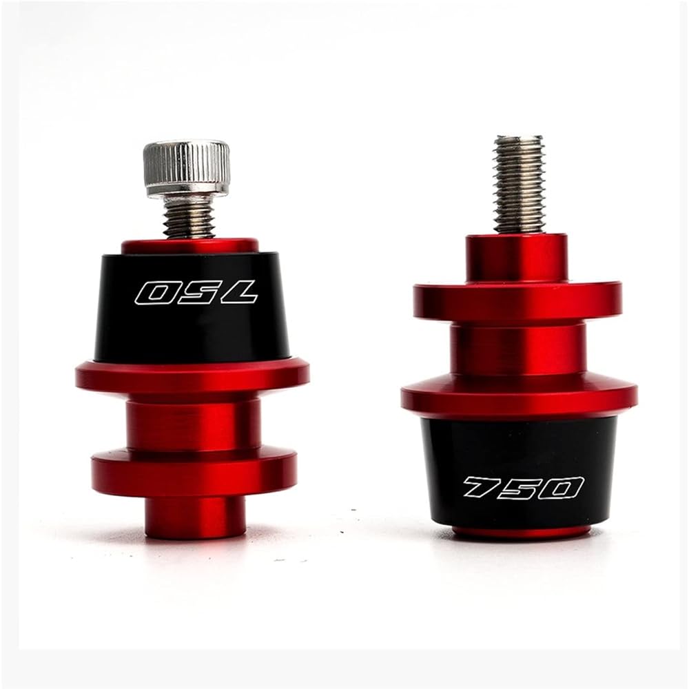 Swing Arm Spool Stand Screw Slider For KA-WA-SA-KI Z750 Z 750 2003-2012 2004 2005 2006 2007 2008 2009 2010 Motorcycle Parts 10MM Swing Arm Spool Slider Stand Screw (Color: Red)