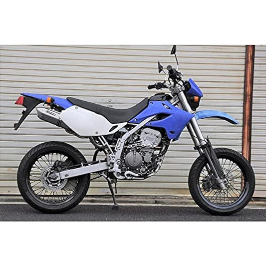 SECRET SPEED Kawasaki D Tracker (KLX250) Bike Muffler Solid Motard Deformed Slip-on SUS Stainless Steel Muffler D-TRACKER ss-201-s03