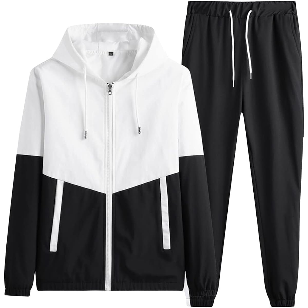 [three Joy] Recommended for leisure sports! Top and Bottom Setup Men's Windbreaker Jersey Stylish Sportswear Available in 3 Colors M-2XL