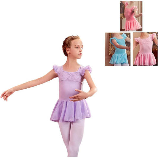 [Pro Dance] ProDance Rose Embroidery Kids Ballet Leotard Camisole PKK002M