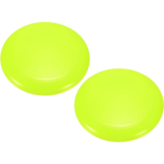 PATIKIL Flying Disc 10.8" 175g Set of 2 Sports Training Disc Backyard Lawn Beach Outdoor Park Fluorescent Green