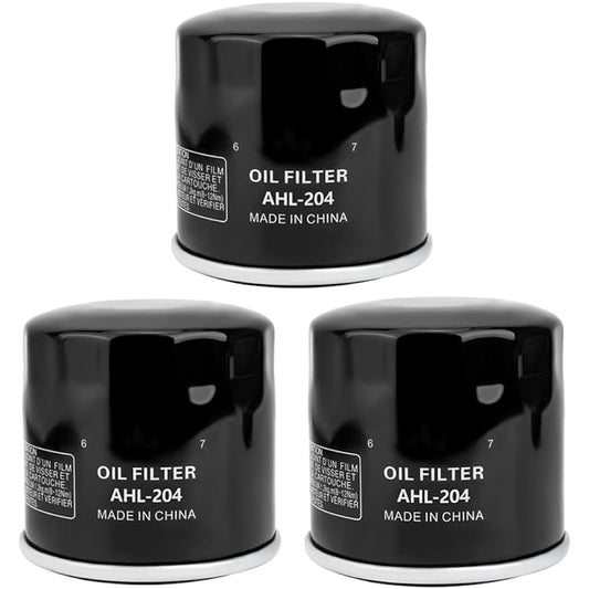 Motorcycle Oil Filter for Honda CTX1300 CTX700 CTX700N NC700J NC700S NC700X NC750 NC750S NC750X NRX1800 NSA700 NSS250 NT700V (Accessories Update) (Color : 3 PCS)
