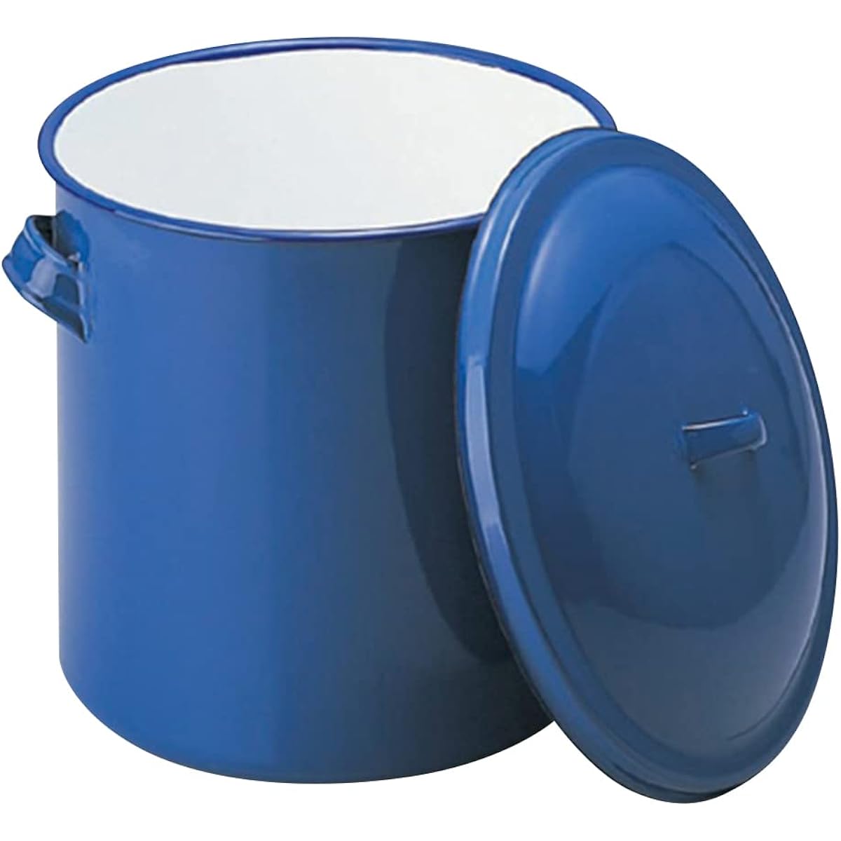 Noda Enamel Tank Enamel 25L 33cm Blue Made in Japan