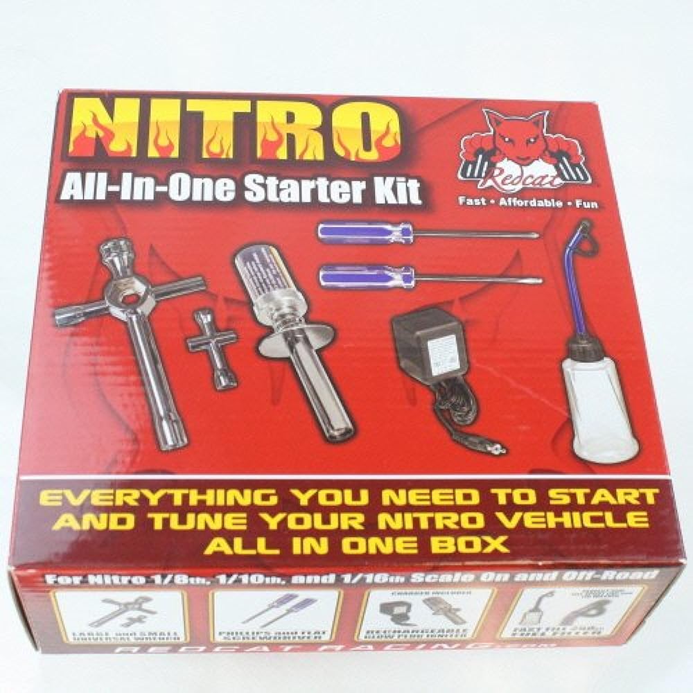Redcat Racing 80142 a Nitro Starter Kit – For Redcat RC Racing Vehicles