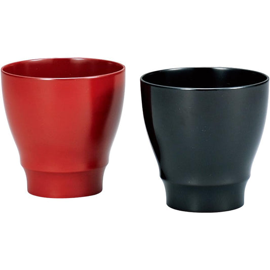 Maeju Lacquerware J-Story Wood Free Cup Pair Lacquer AMJ-5T-901