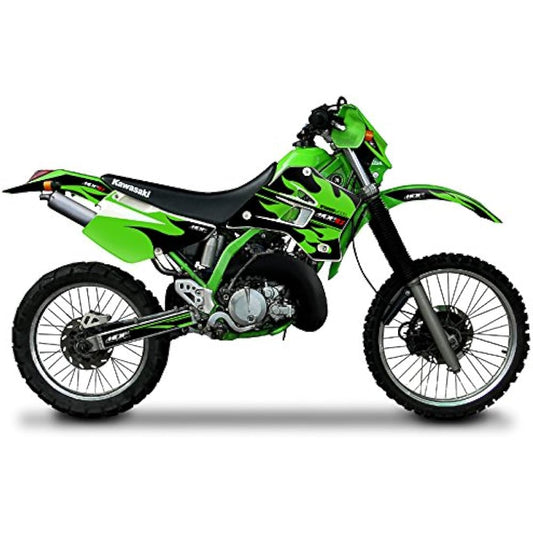 MDF Graphic Kit Swing Arm Set Fire Road Model Lime Green KDX220SR(94-99) MKDX220-B-GR-SA