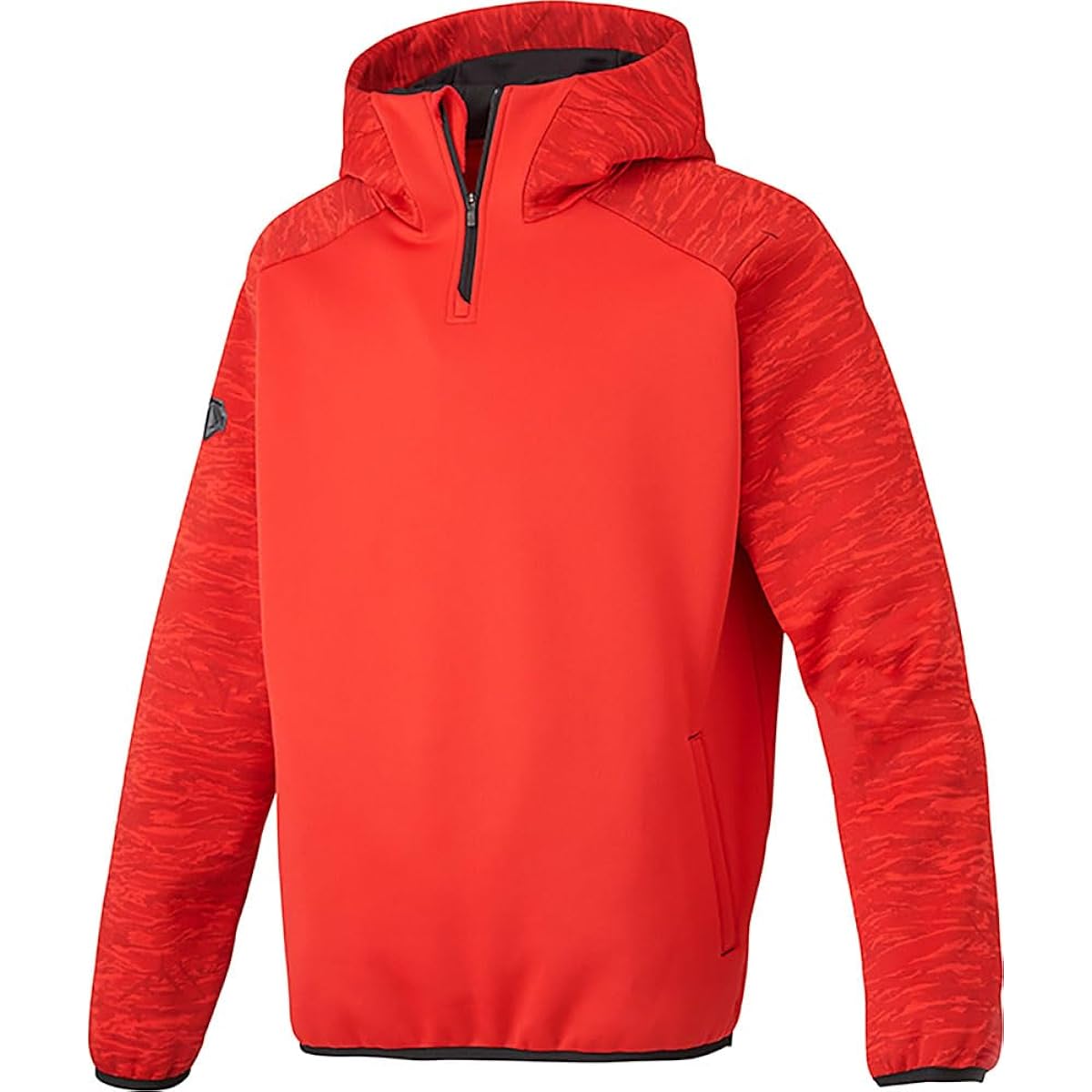 [DESCENTE] Baseball Fleece Half Zip Barrier Fleece