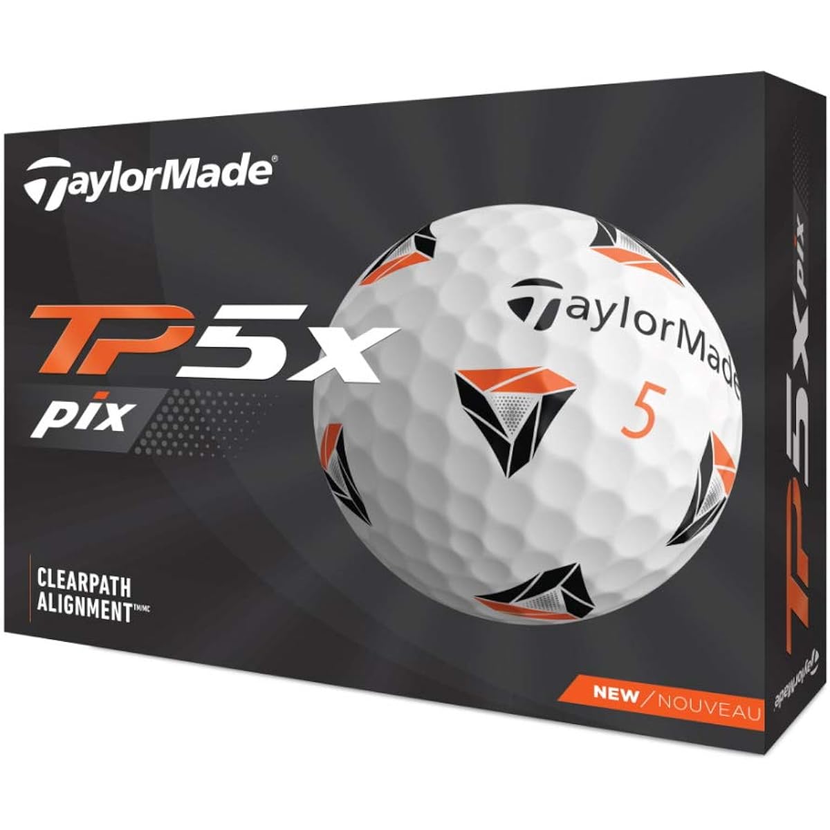 TAYLOR MADE TP5 pix Golf Ball 5 Piece 2021 Model