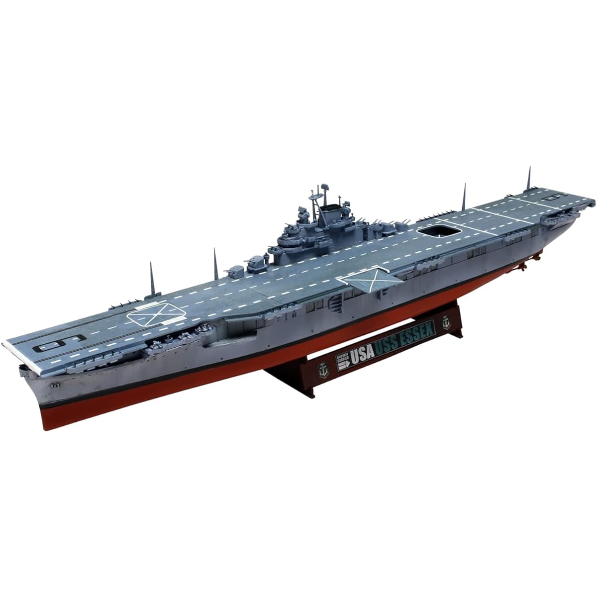 Platts/Italeri 1/700 World of Warships US Navy Aircraft Carrier Essex Plastic Model WOW49503