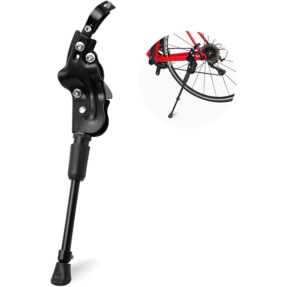GORIX Bicycle Kickstand Stable Stand [Compatible with road bikes, cross bikes, mountain bikes] Compatible with 700C/26-29 inches (ST172)