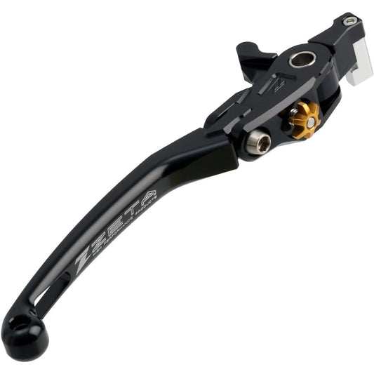 ZETA RACING Pilot lever brake foldable lever (vertical direction, forward direction) Lever type: R3WA Aluminum Black CB1300SF[SC54] (03-14) CB1300SB[SC54](03-14) ZS61-1435 Dirt Freak DIRTFREAK