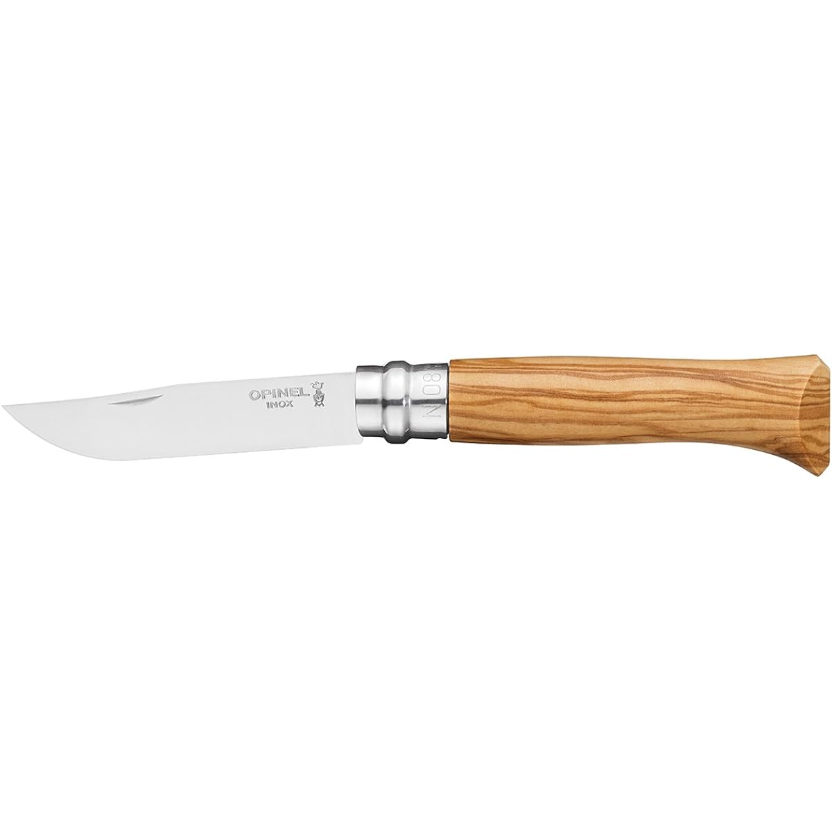 OPINEL Stainless Steel #8 Olive Wood 41526