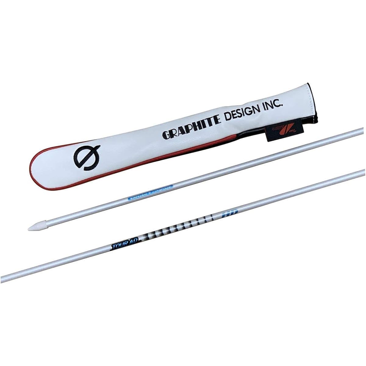 Graphite Design 1 alignment stick & cover (white/black 2020 tour supplied model)