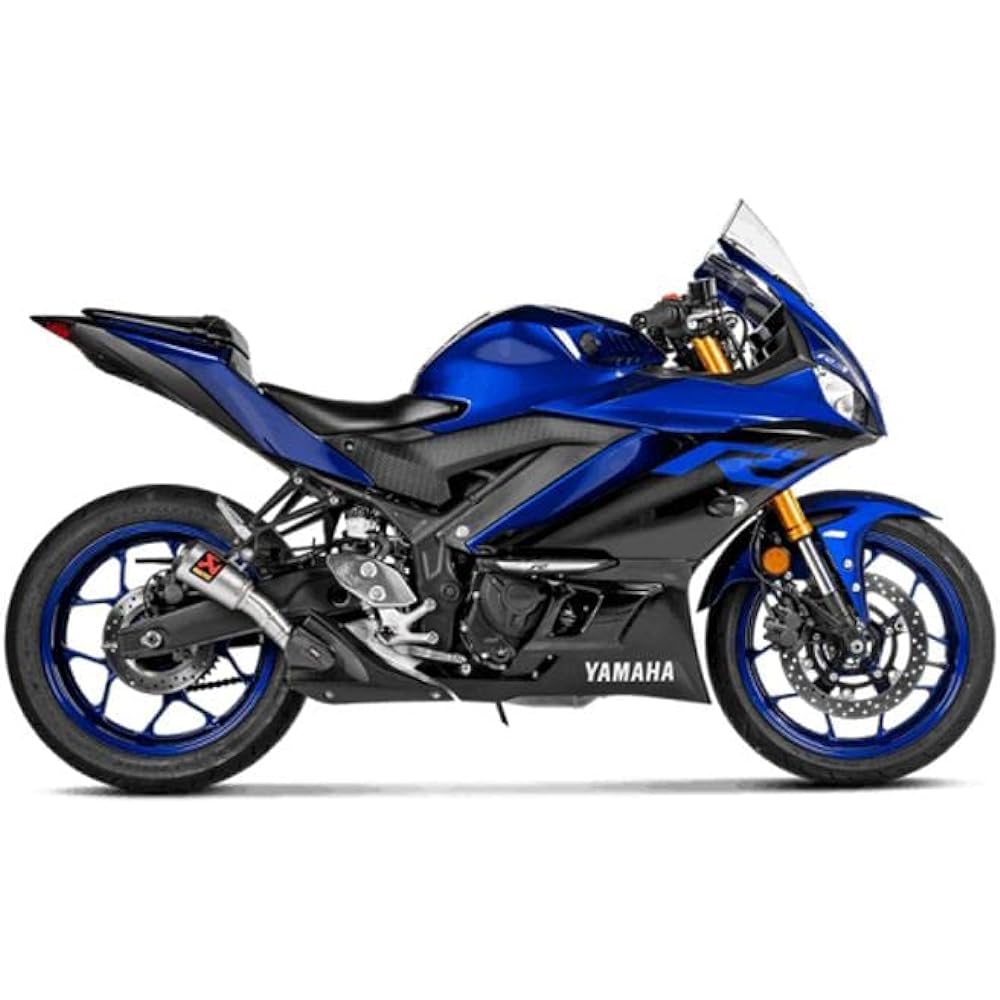 AKRAPOVIC Option Carbon Heat Shield for Slip-on YZF-R25(14-19), YZF-R3(15-19), MT-25(15-19), MT-03(15-19) P-HSY3SO1