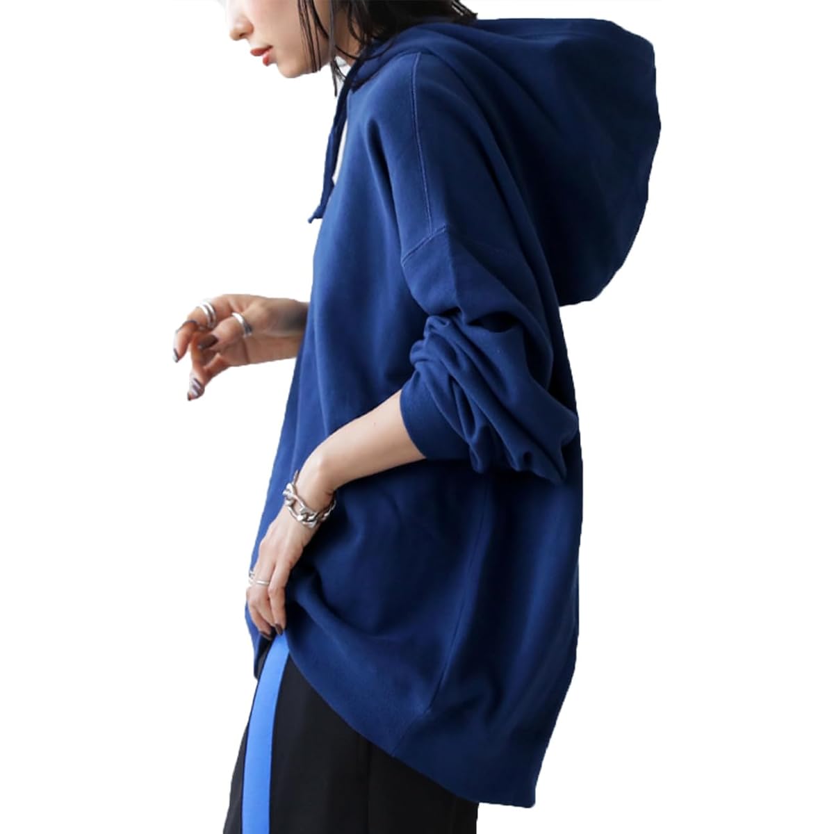 [antiqua] Women's Parka 100% Cotton Long Sleeve Sweatshirt AYA-00006