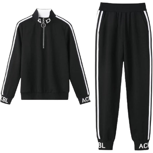 [three Joy] [Adult Cute Setup] Jersey Top and Bottom Set, Women's, Stylish, Casual, Room Wear, Sports, 2 Colors, S - XL