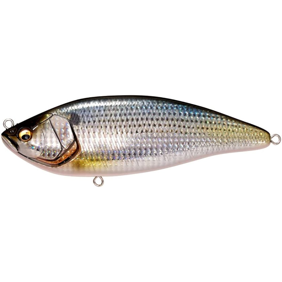 Megabass KONOSIRUS SWIMMER(F) Ghost Lime Chart Head