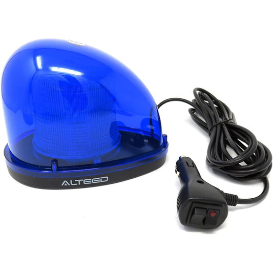 ALTEED Streamlined LED rotating light, 7 patterns of action lighting including all lights on, 12V and 24V compatible, blue