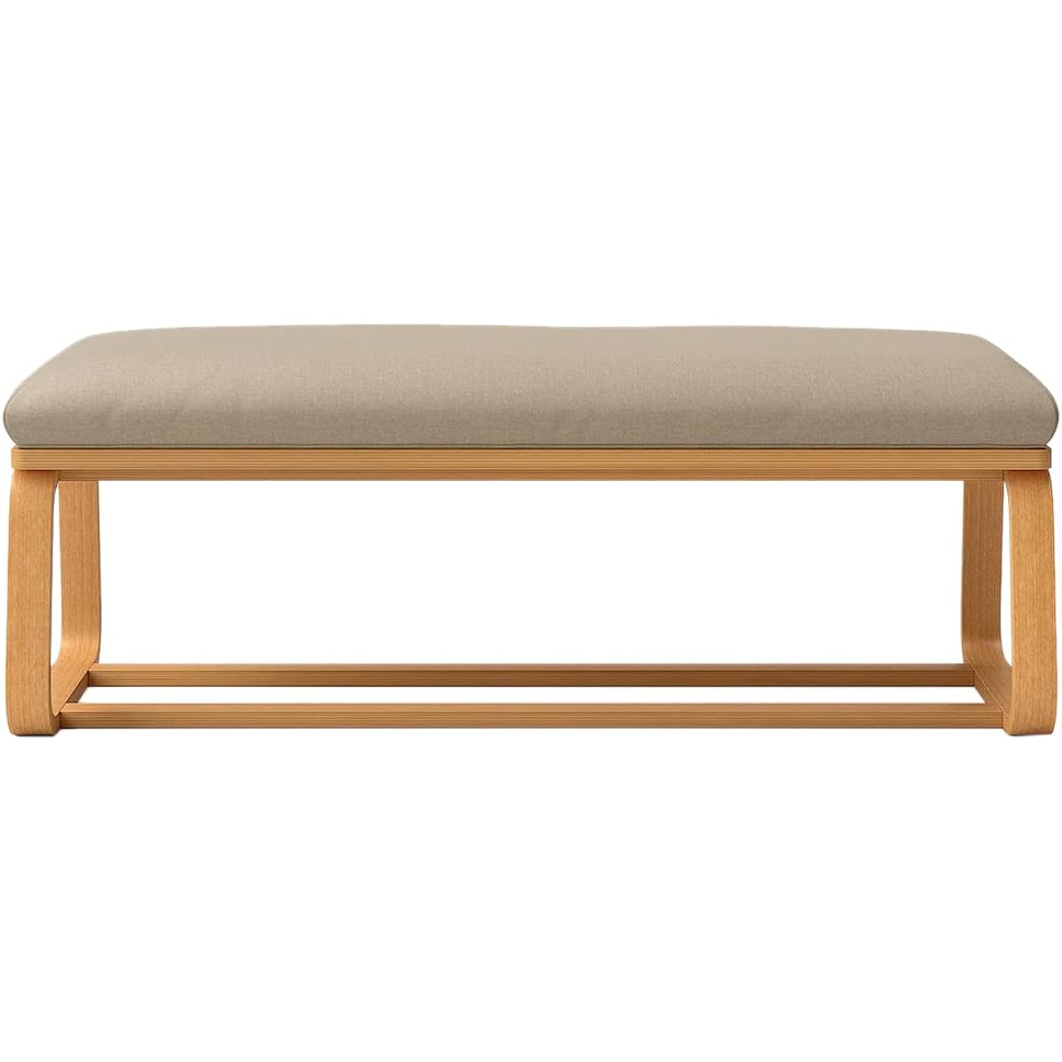 MUJI cover heather beige cotton canvas for bench 1 that can be used in the living room or dining room 44617076