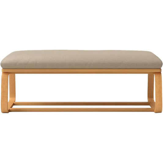 MUJI cover heather beige cotton canvas for bench 1 that can be used in the living room or dining room 44617076