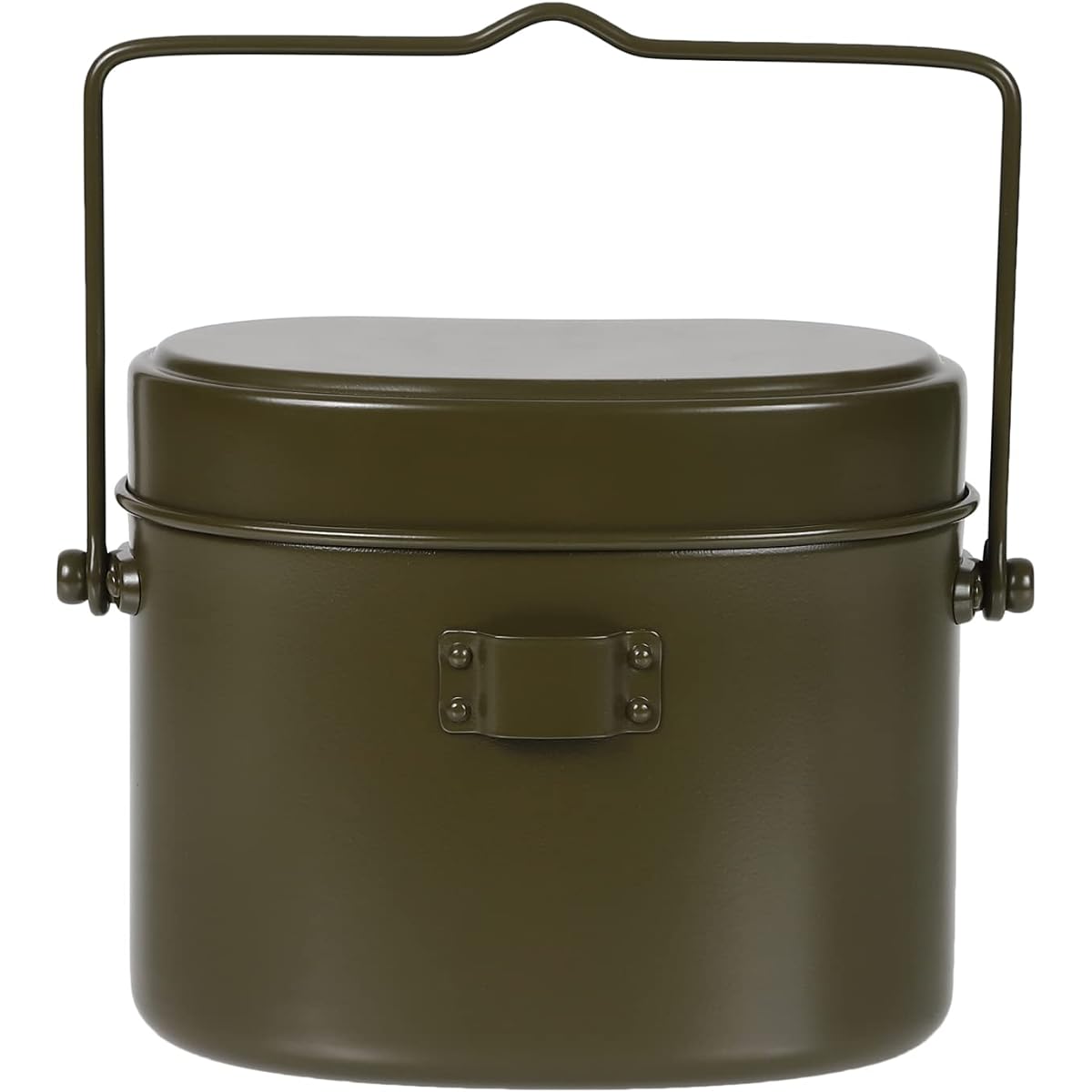 Ooi Metal Military Style Rice Cooker 4 Cups Olive Green [Outdoor Emergency Use Made in Japan]