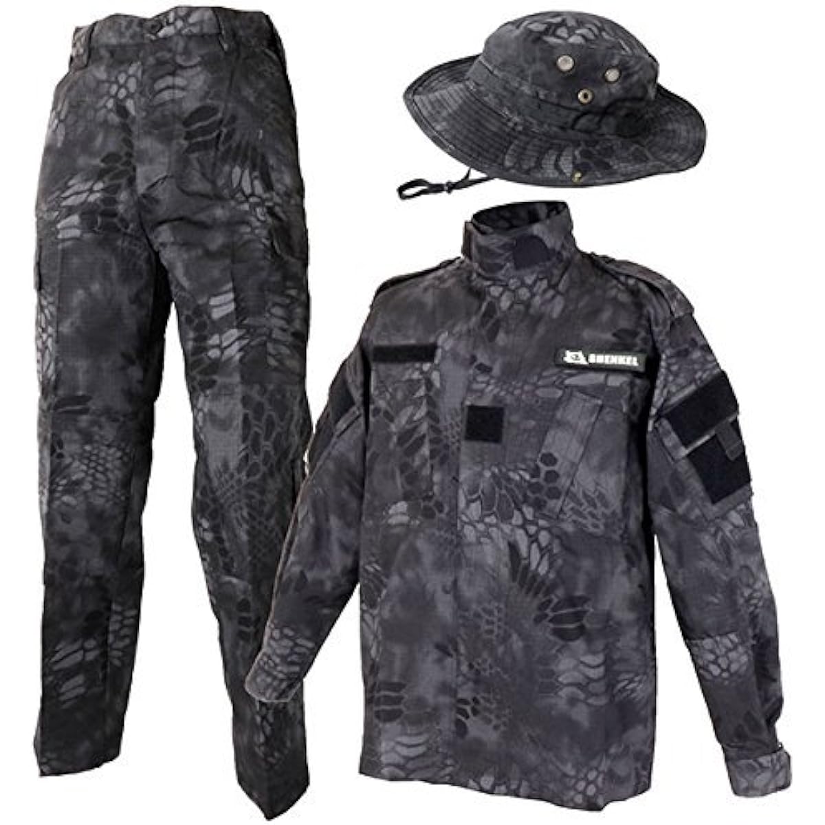 Camouflage top and bottom/Boonie hat set Taifun Taiphon US size S bdu-kty04-S [Parallel import goods]