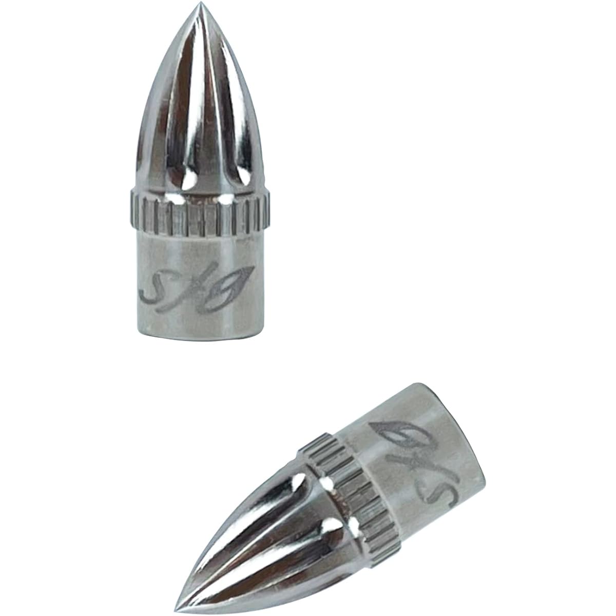 [Made in Taiwan, 64 Titanium] Samuriding Bicycle Valve Cap Titanium Set of 2 Presta Valve Ti-6Al-4V French Valve (Champagne Gold)