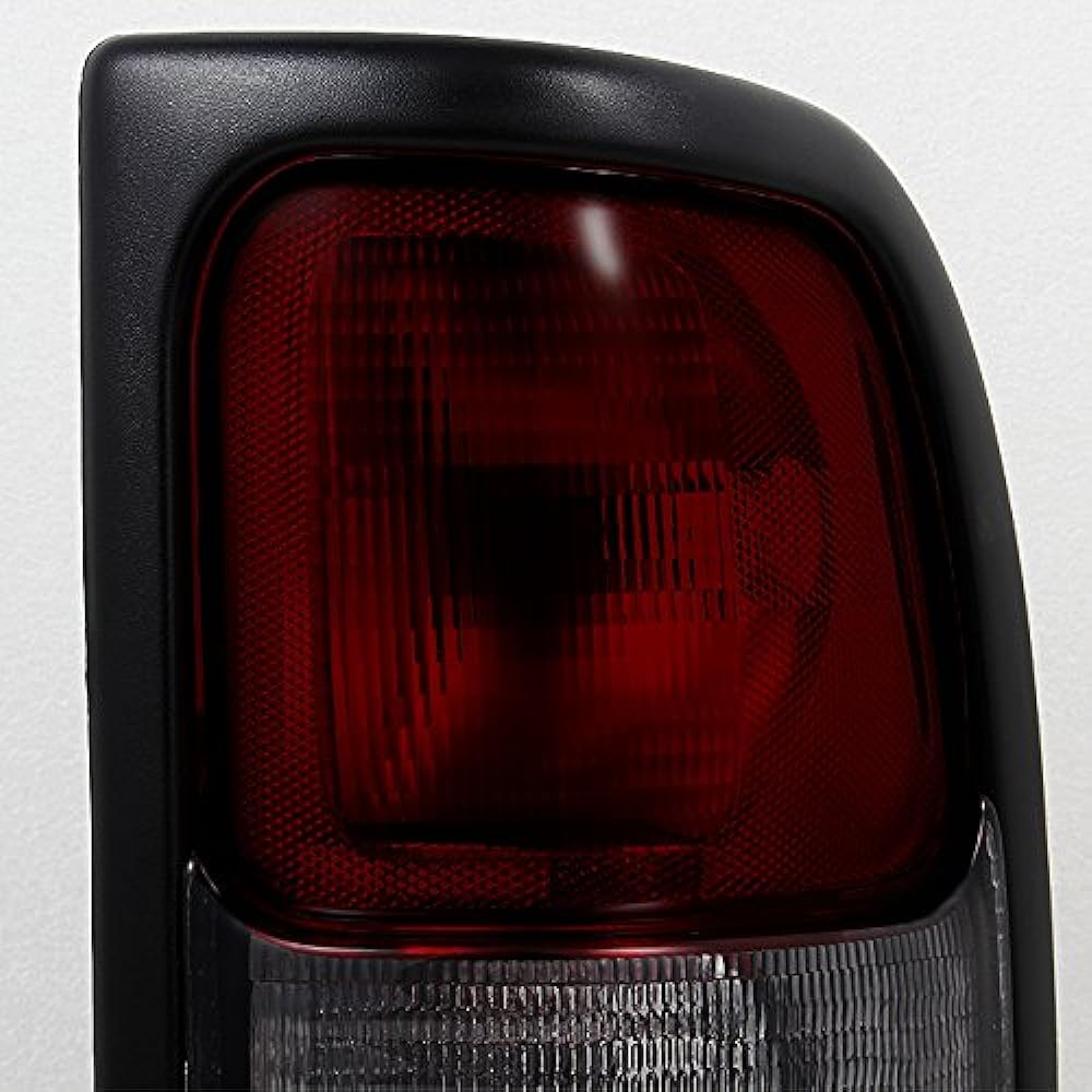 Dodge Lamb 1500/2500/3500 Pickup Track Red Smoke Tail Light Brake Lamp Replacement Left+Right