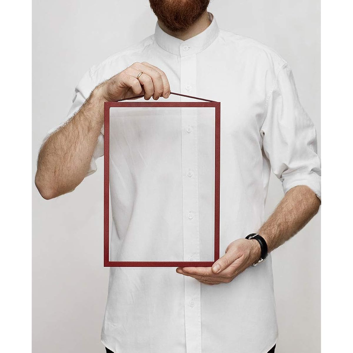 MOEBE | A4 FRAME (deep red) | A4 aluminum frame