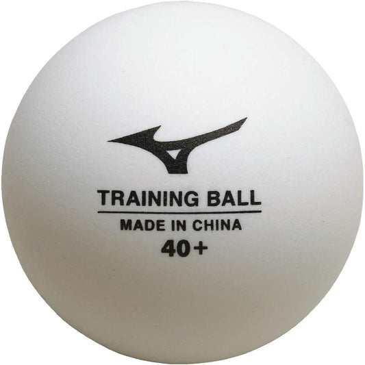 MIZUNO Table Tennis Ball Official Practice Ball Set of 100 Training Balls 40+ 83GBH900 01: White