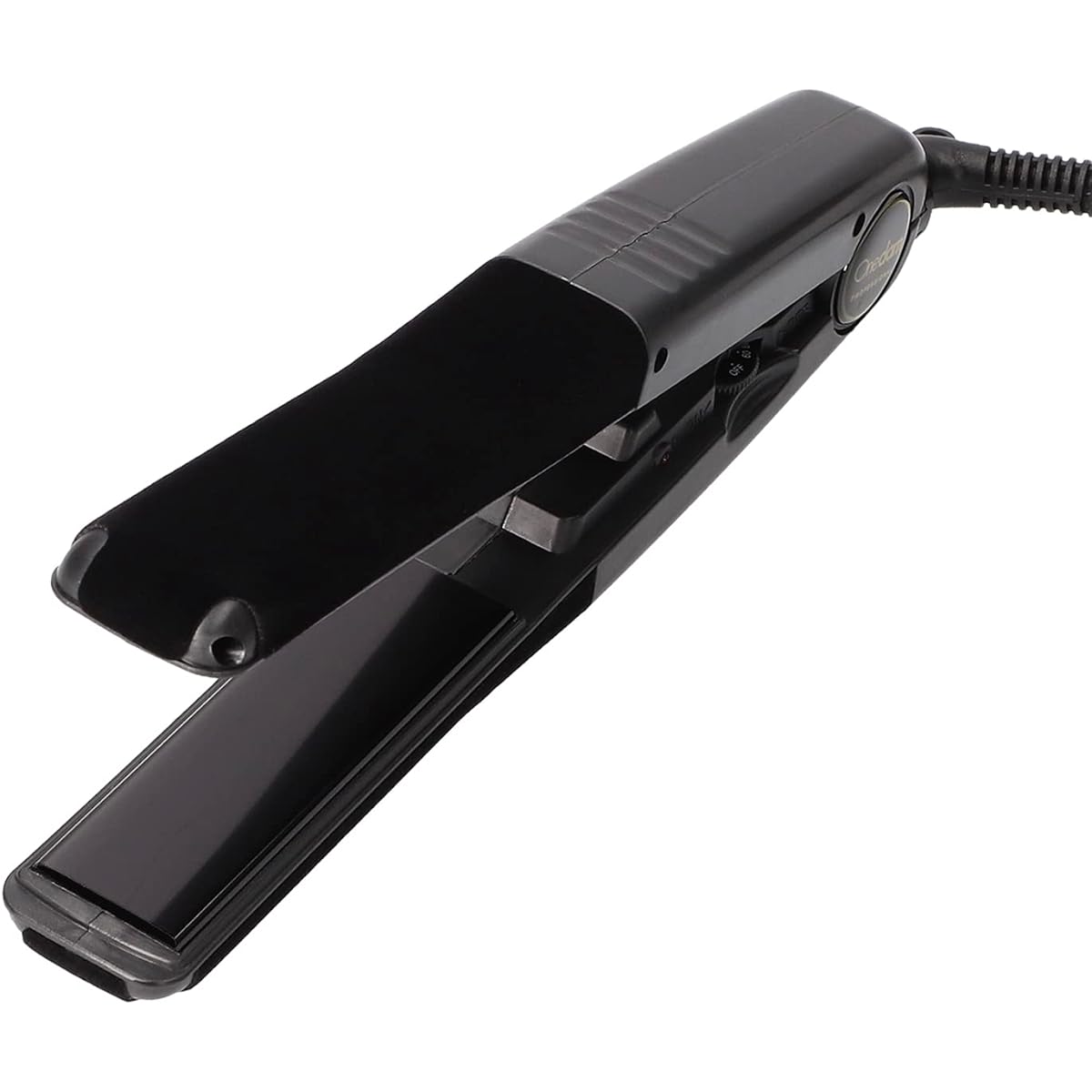 Onedom Commercial Straight Iron Bangs Soft Curls Korean Mash Wolf 25mm 60℃~200℃ BiB Infrared Plate AHI-251BK