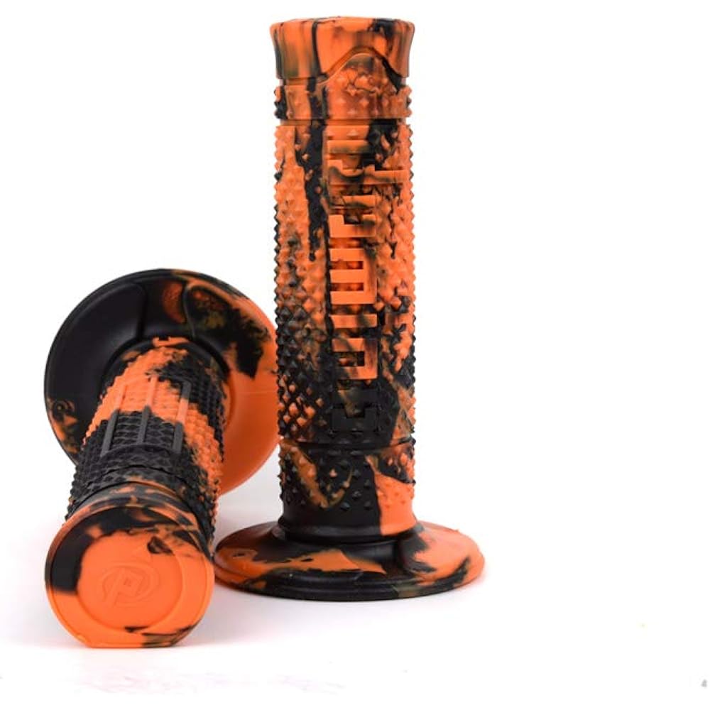 DOMINO (Domino) GRIP GRIP Off -Road Snake Style 120mm Orange X Black A26041C94A7