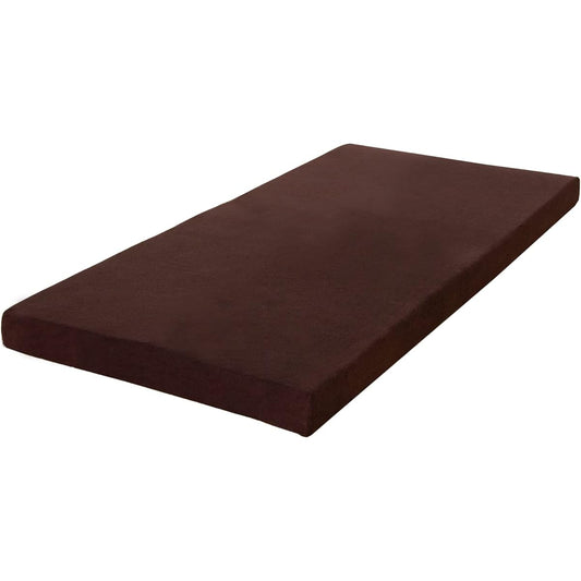 Tansu no Gen Mattress Single Thickness 10cm "Pure" High Resilience Density 25D Hardness 190N Washable High Resilience Mattress with Cover Pile Brown 13810082 (80232)