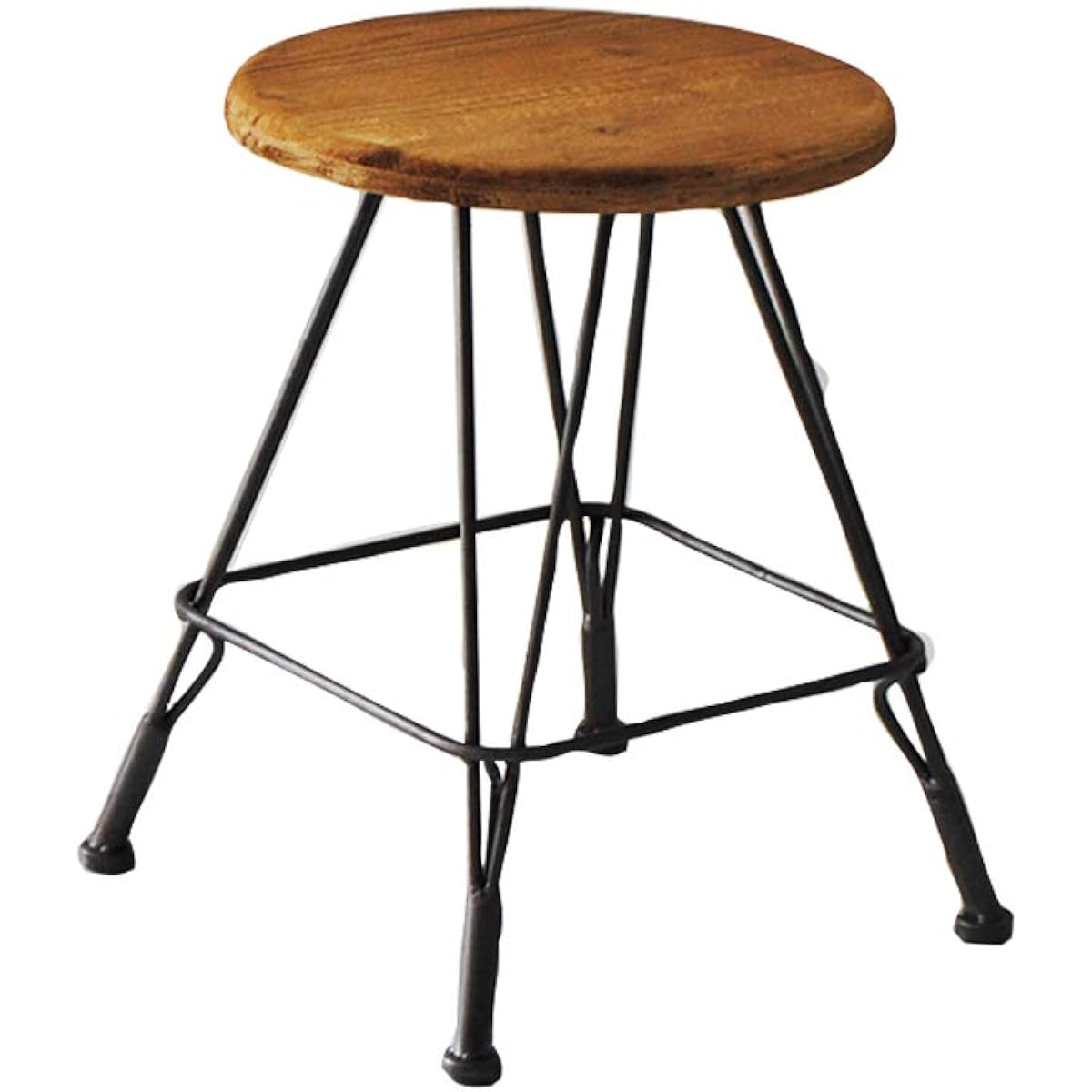 Moriyoshi Stool Beige 37x37x45cm Cedar + Iron CZ-007