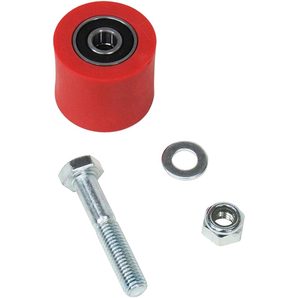 Outlaw Racing Chain Roller Guide 34 x 28mm Red