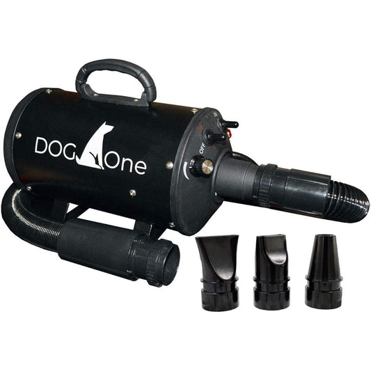 Pet Dryer, Dog Blower, Commercial Dryer, Quick Dry, Generates Warm Air, Large Air Volume, Japanese Standard PSE Compliant, Black